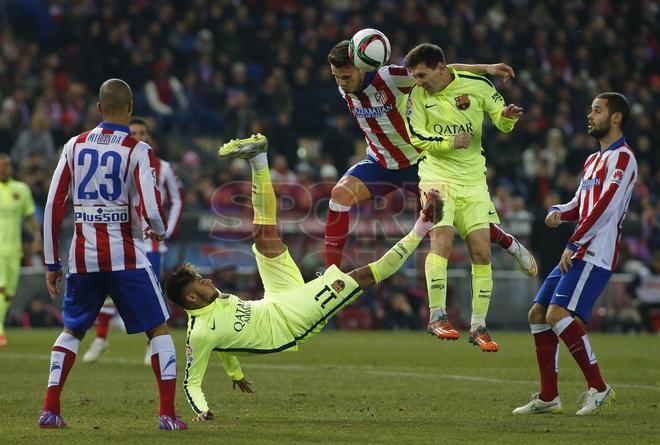 Neymar azulgrana en acción