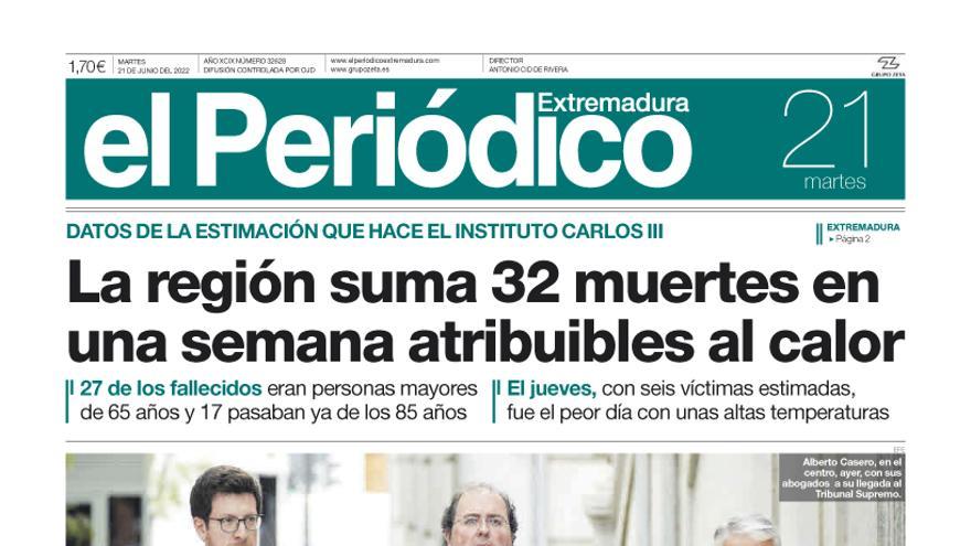 Consulta la portada correspondiente al día 21 de junio del 2022