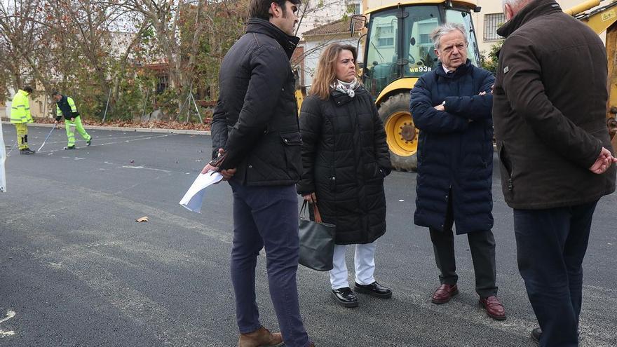 Un acto vandálico retrasa las obras del aparcamiento del barrio del Naranjo