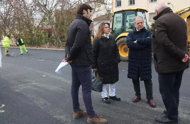 Un acto vandálico retrasa las obras del aparcamiento del Naranjo