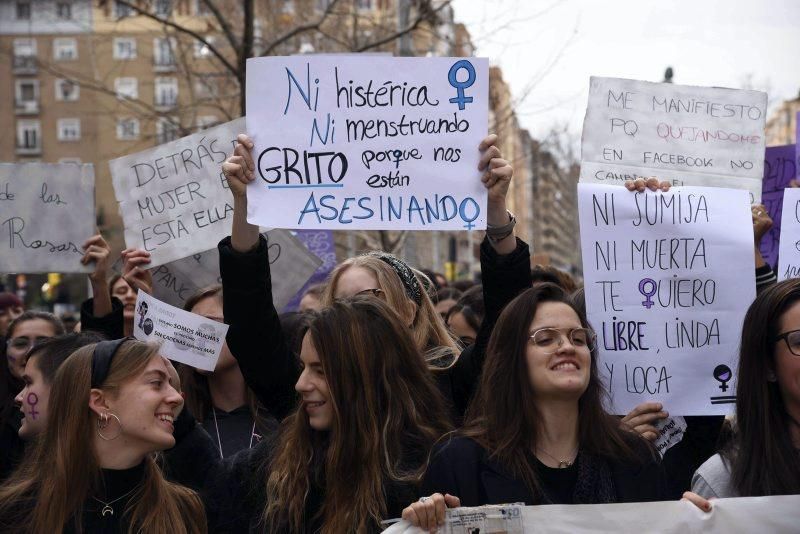 El Día Internacional de la Mujer en Zaragoza