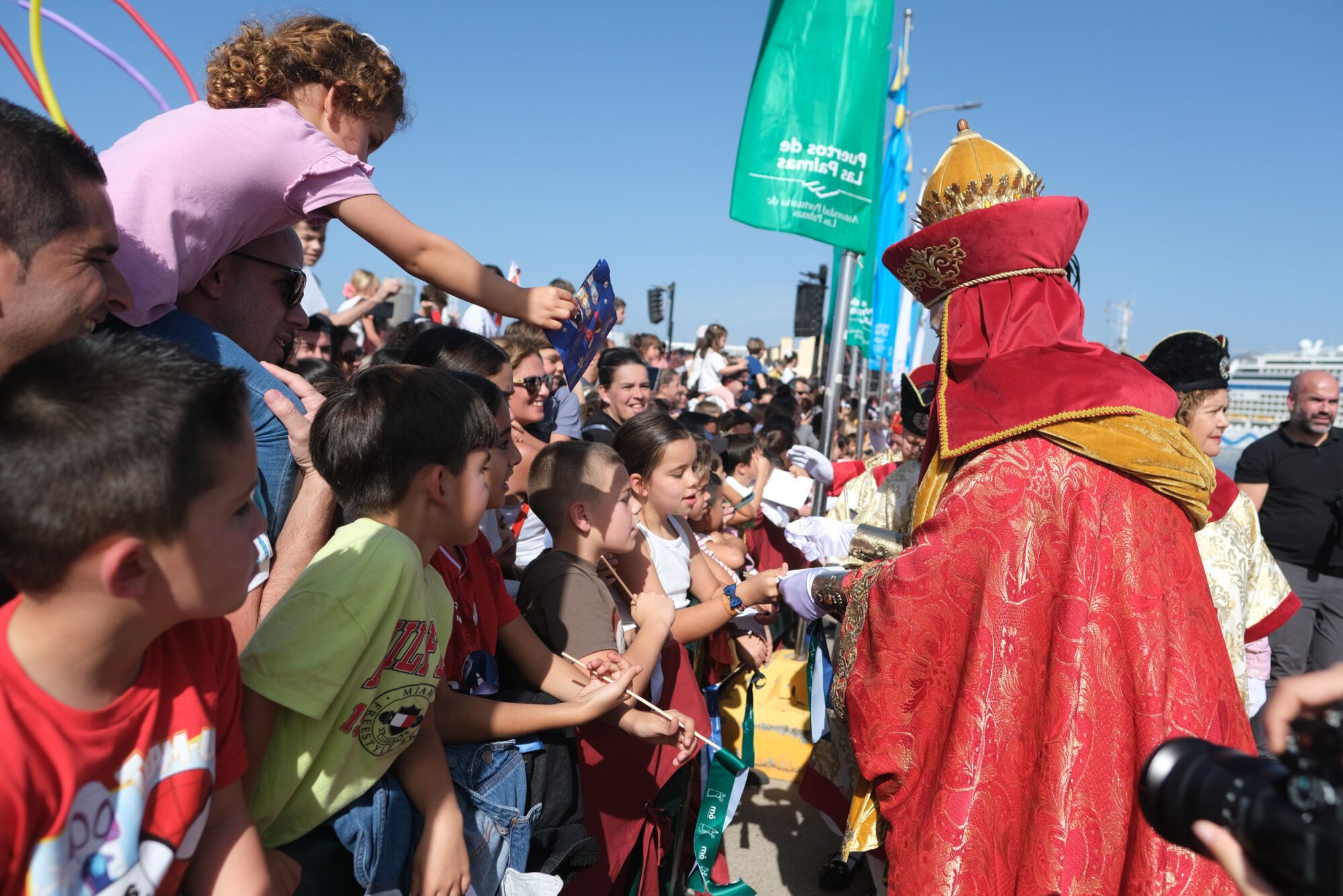 Llegada de los Reyes Magos a Las Palmas de Gran Canaria