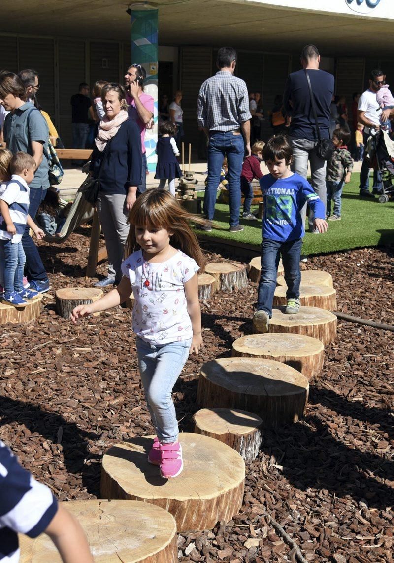 Inauguración de Río y Juego, espacio infantil de las fiestas