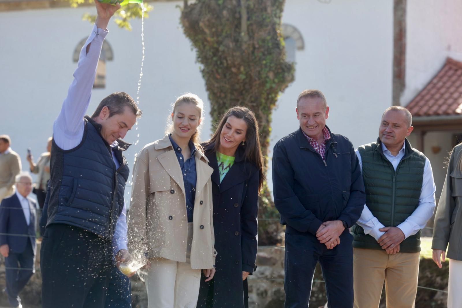 La Familia Real visita Arroes, Peón y Candanal, Pueblo Ejemplar 2023