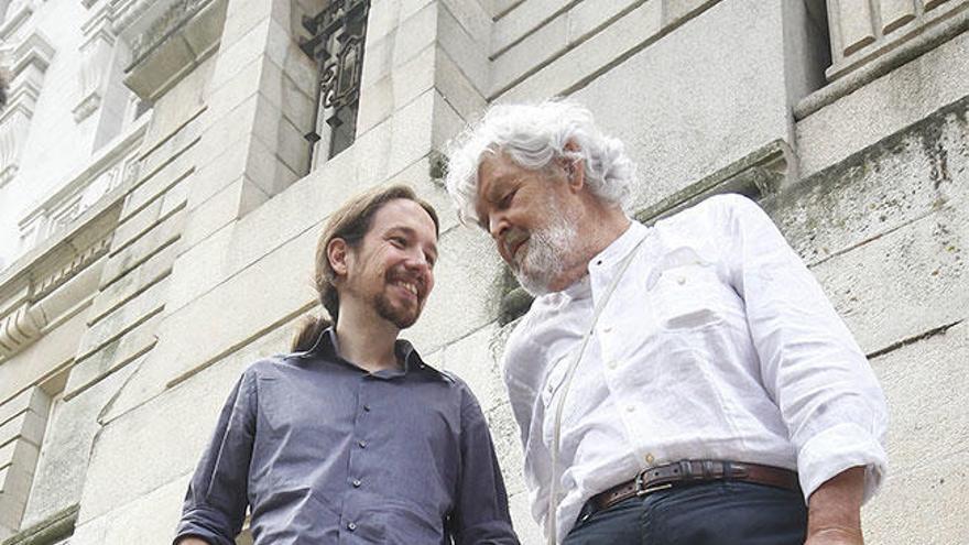 Pablo Iglesias y Xosé Manuel Beiras.