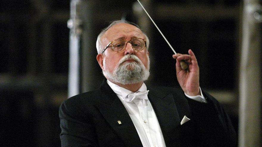 El maestro Krzystof Penderecki dirigirá la Sinfónica del Conservatorio