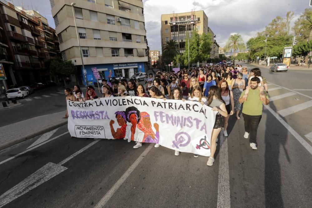 Manifestación contra la violencia patriarcal en Murcia