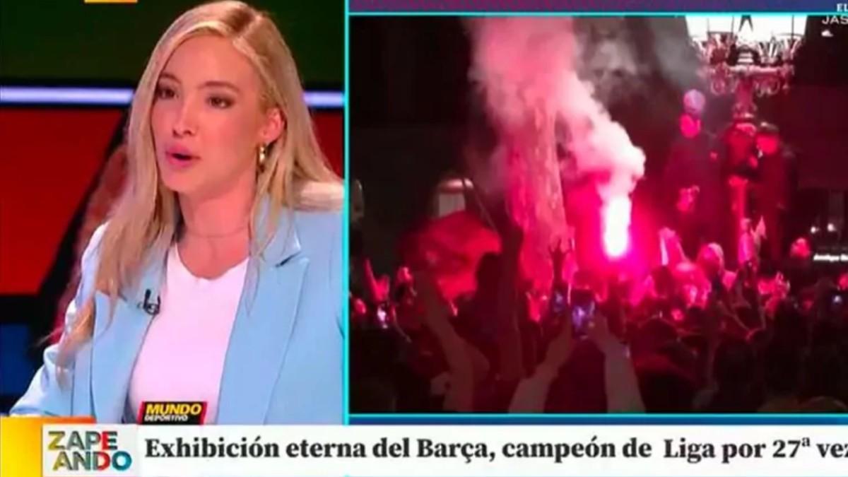 Isabel Forner entró &quot;en pánico absoluto&quot; con la invasión de los ultras del Espanyol ante la victoria del Barça