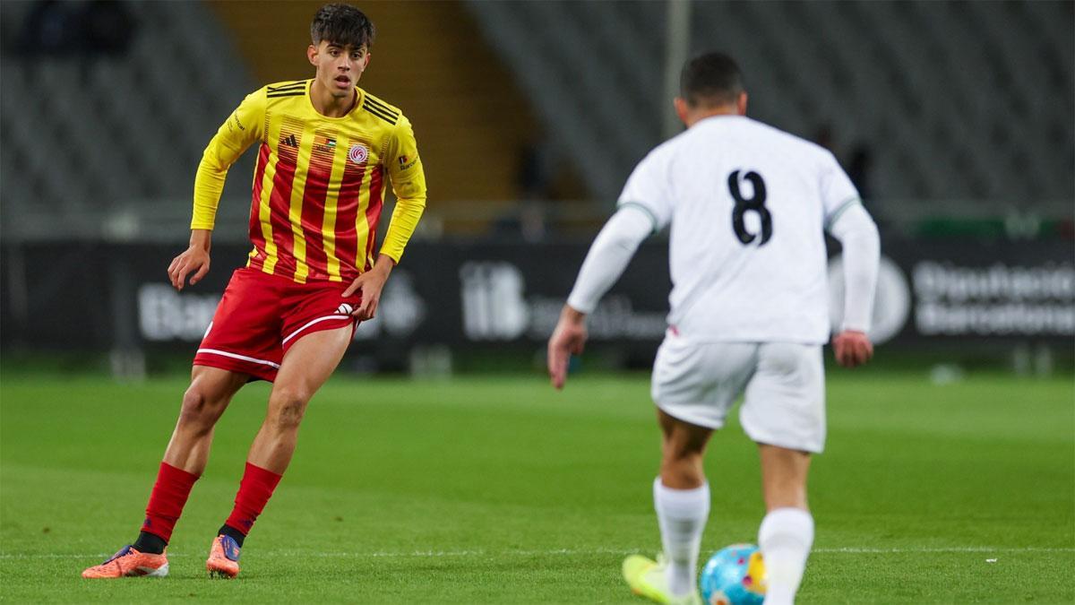 Marc Bernal, en el Catalunya-Palestina