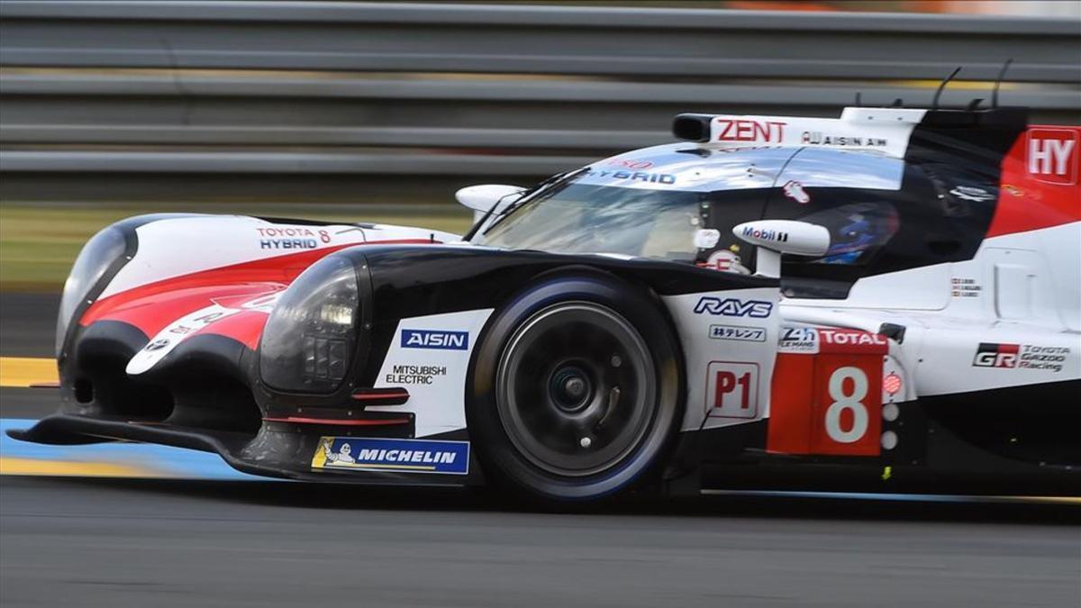 El Toyota de Alonso, al frente en el test de Le Mans