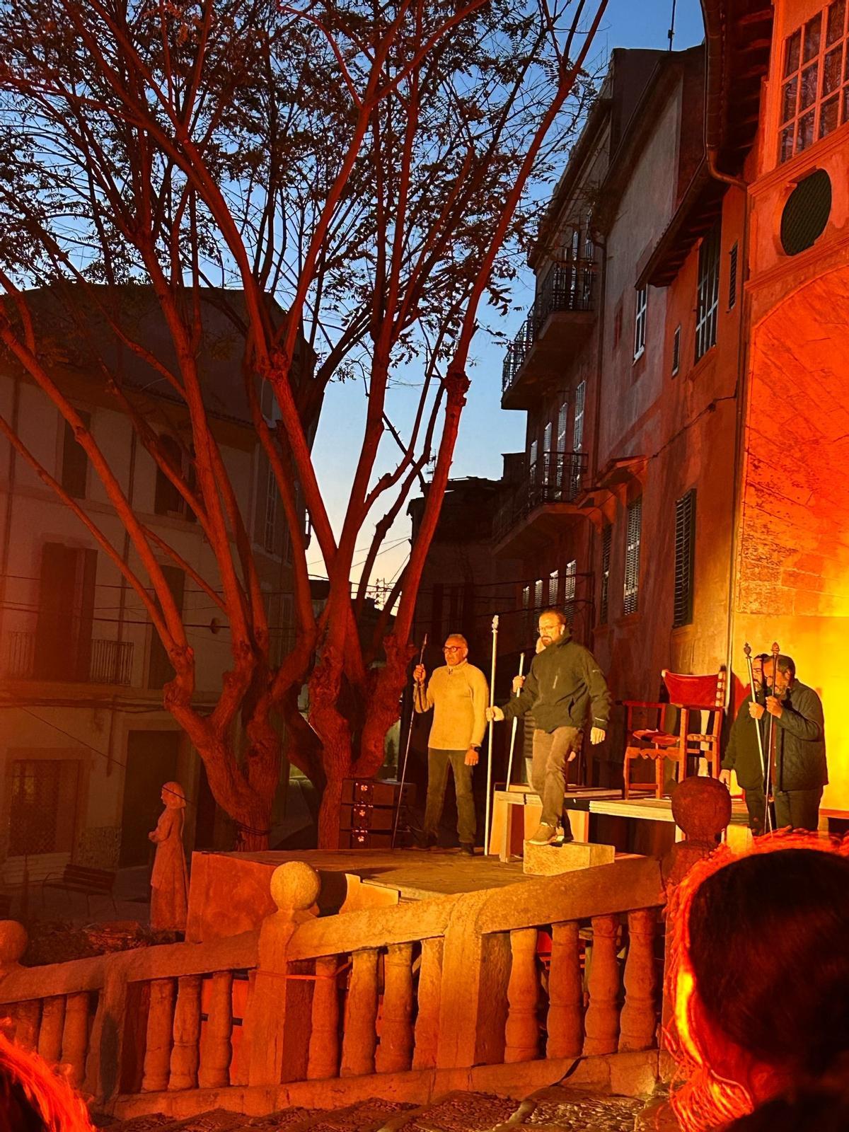 Un momento del ensayo del Davallament celebrado el miércoles.