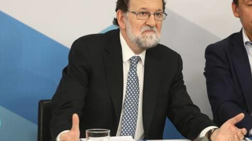 Rajoy durant la seva intervenció al Comitè Executiu Nacional del PP