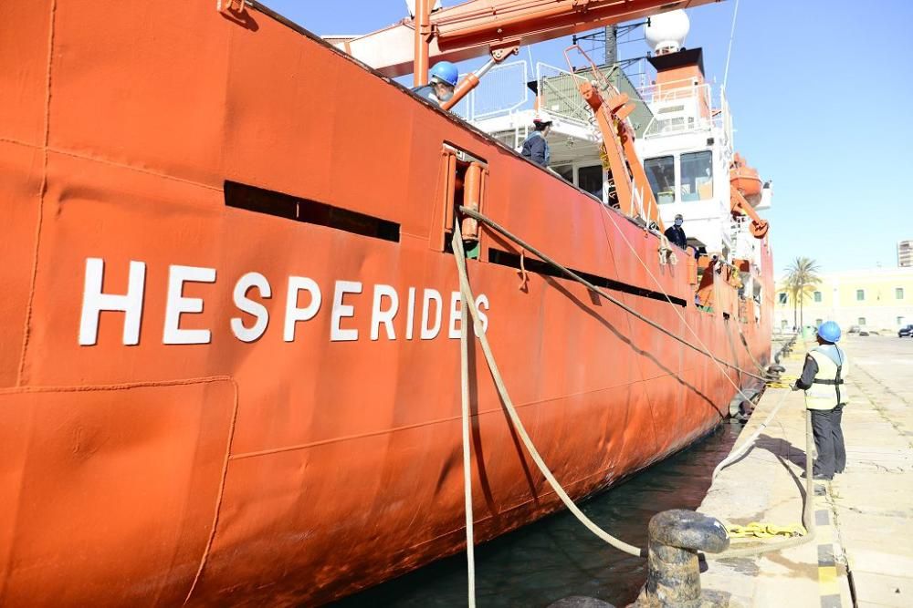 El Hespérides vuelve a casa tras una expedición fallida