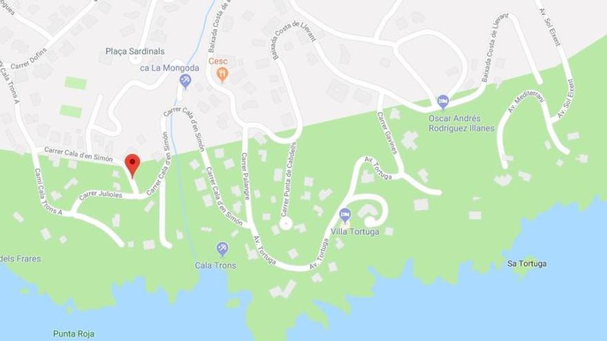 L&#039;incendi s&#039;ha produït en un xalet de la urbanització de la Montgoda de Lloret