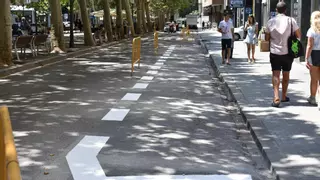 La parada de taxis marxarà al segon tram del Passeig de Manresa, que perd zona blava