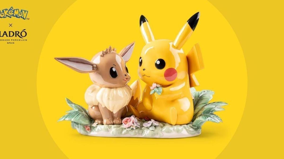 Una figura de porcelana de Lladró de Pokémon.