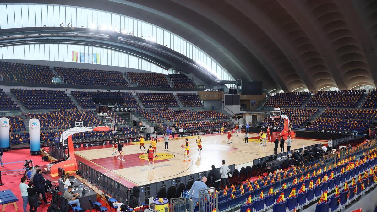 EN IMÁGENES: La selección española de baloncesto, en Oviedo para medirse a Ucrania en la clasificación del Mundial