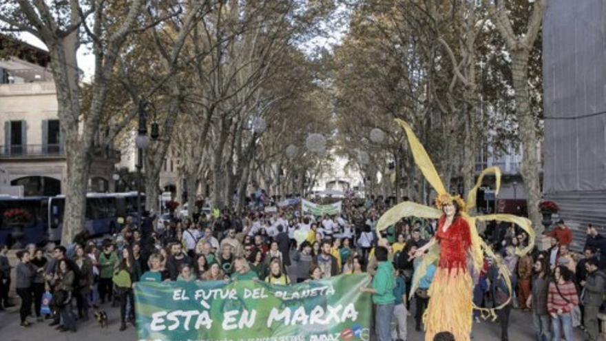 Demo in Palma: voller Einsatz für den Klimaschutz