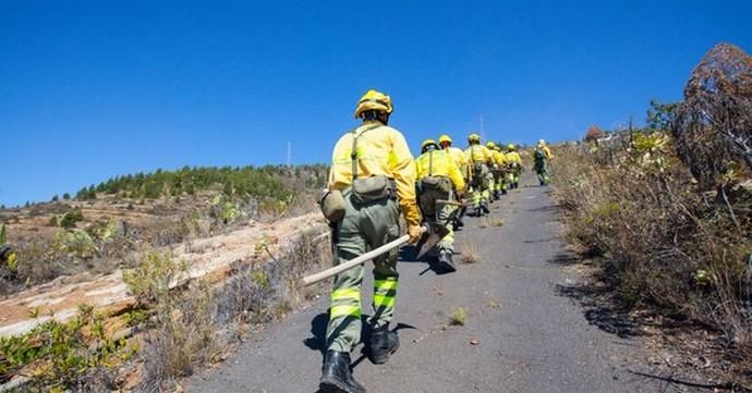 Segunda jornada del incendio de Granadilla de Abona (10.04.02018)