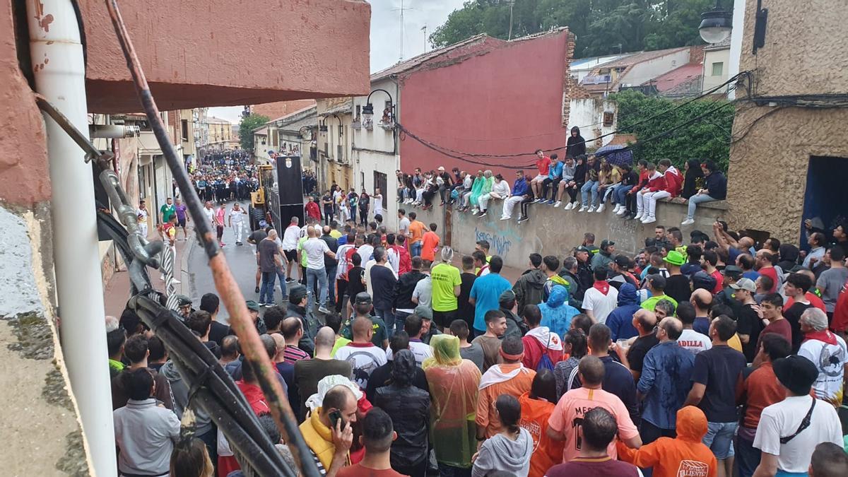 Rencoroso encajonado en la calle Los Carros pasadas las nueve de la noche.