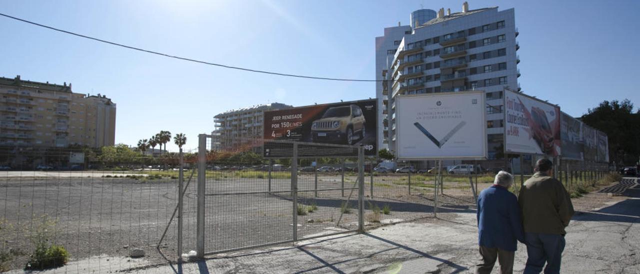 Solar de la Sareb en Nou Campanar donde se van a construir viviendas.