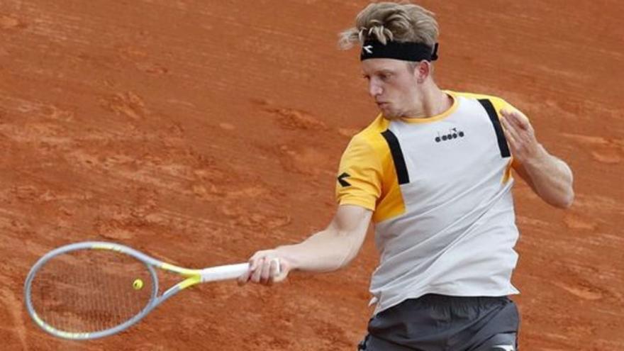 Imagen del malagueño de La Cala del Moral Alejandro Davidovich, en un partido de Roland Garros.