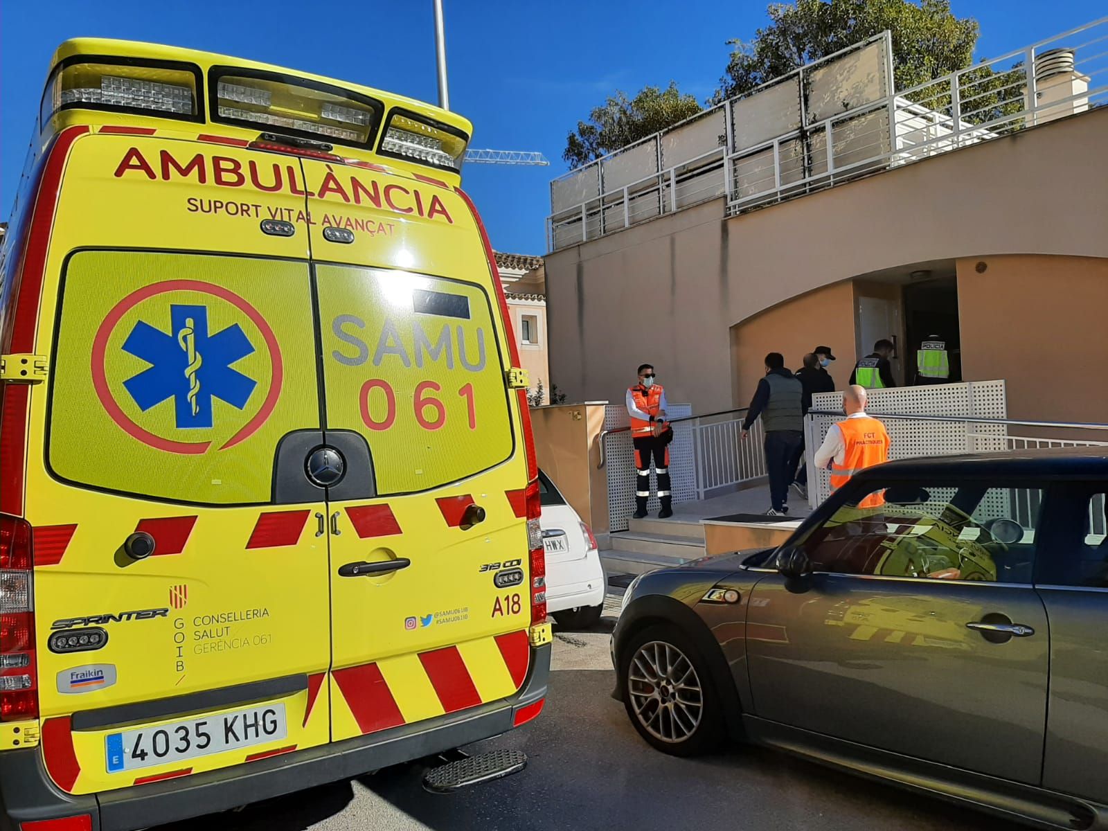 Muere una mujer de 75 años en el incendio de su piso en Palma