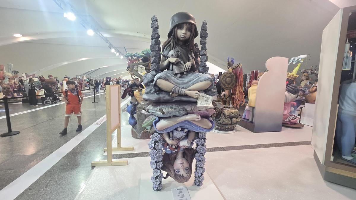 Así es el ninot indultado de las Fallas de Valencia.