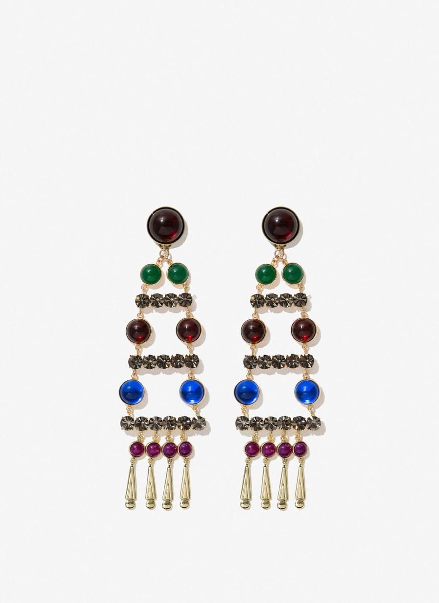 Pendientes fantasía de Uterqüe (49€)