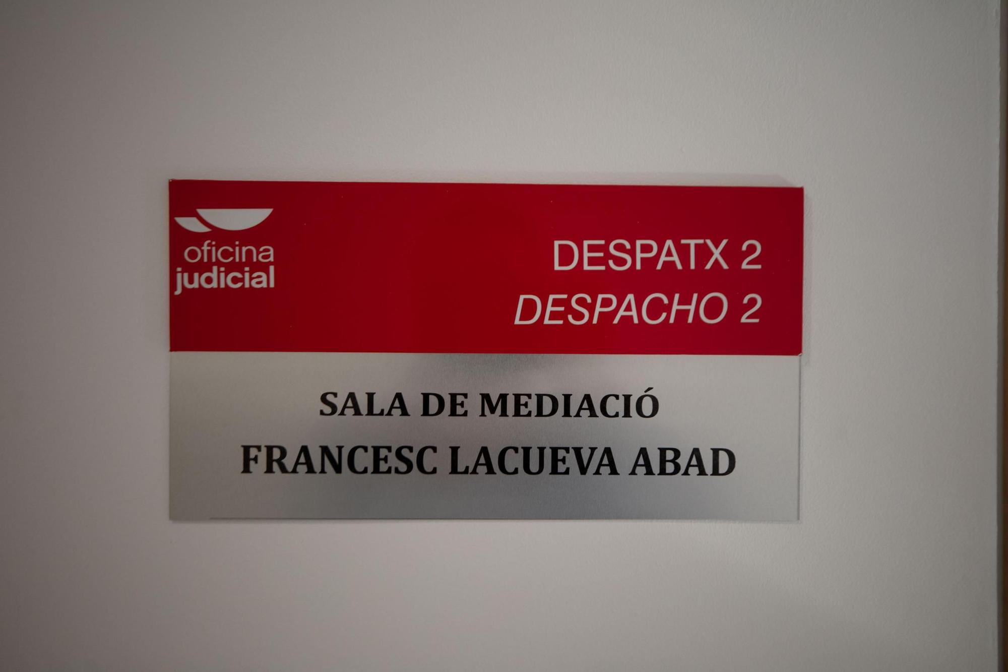 Mira quí las imágenes de la presentación de la nueva sala de mediación de los juzgados de Ibiza