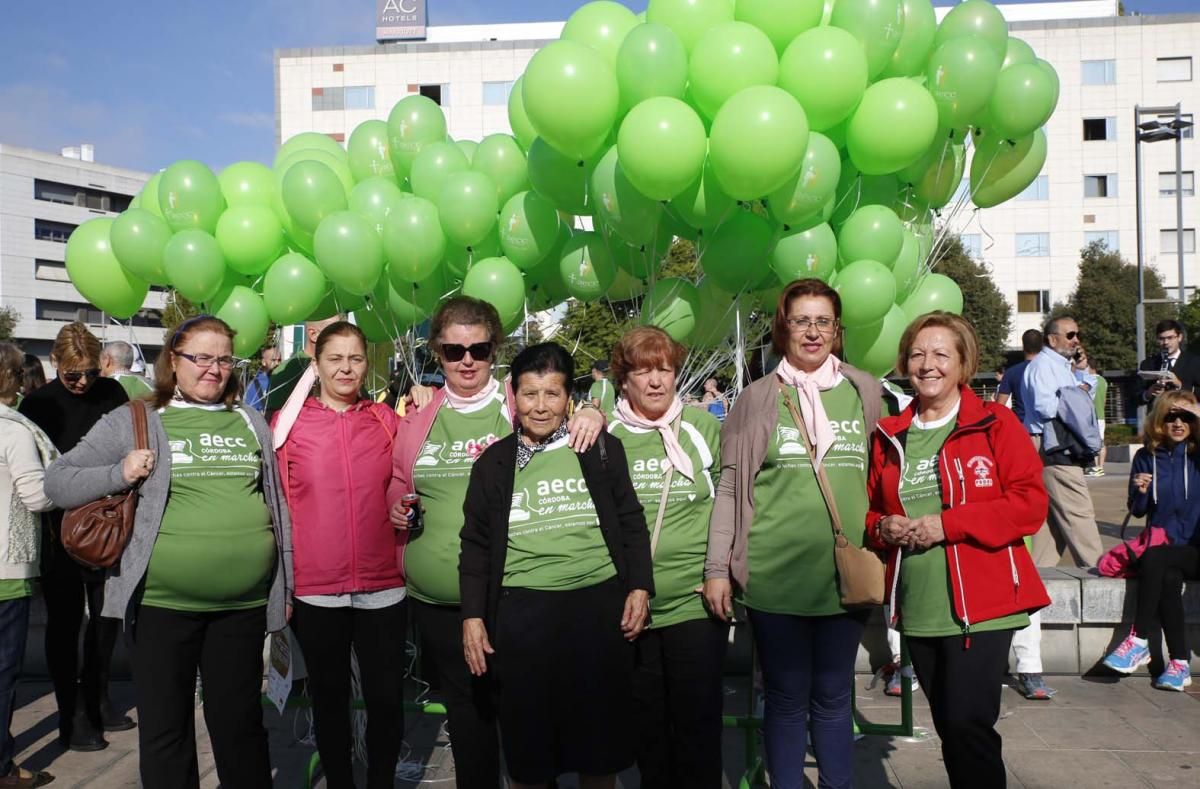 Las imágenes de la marcha contra el cáncer