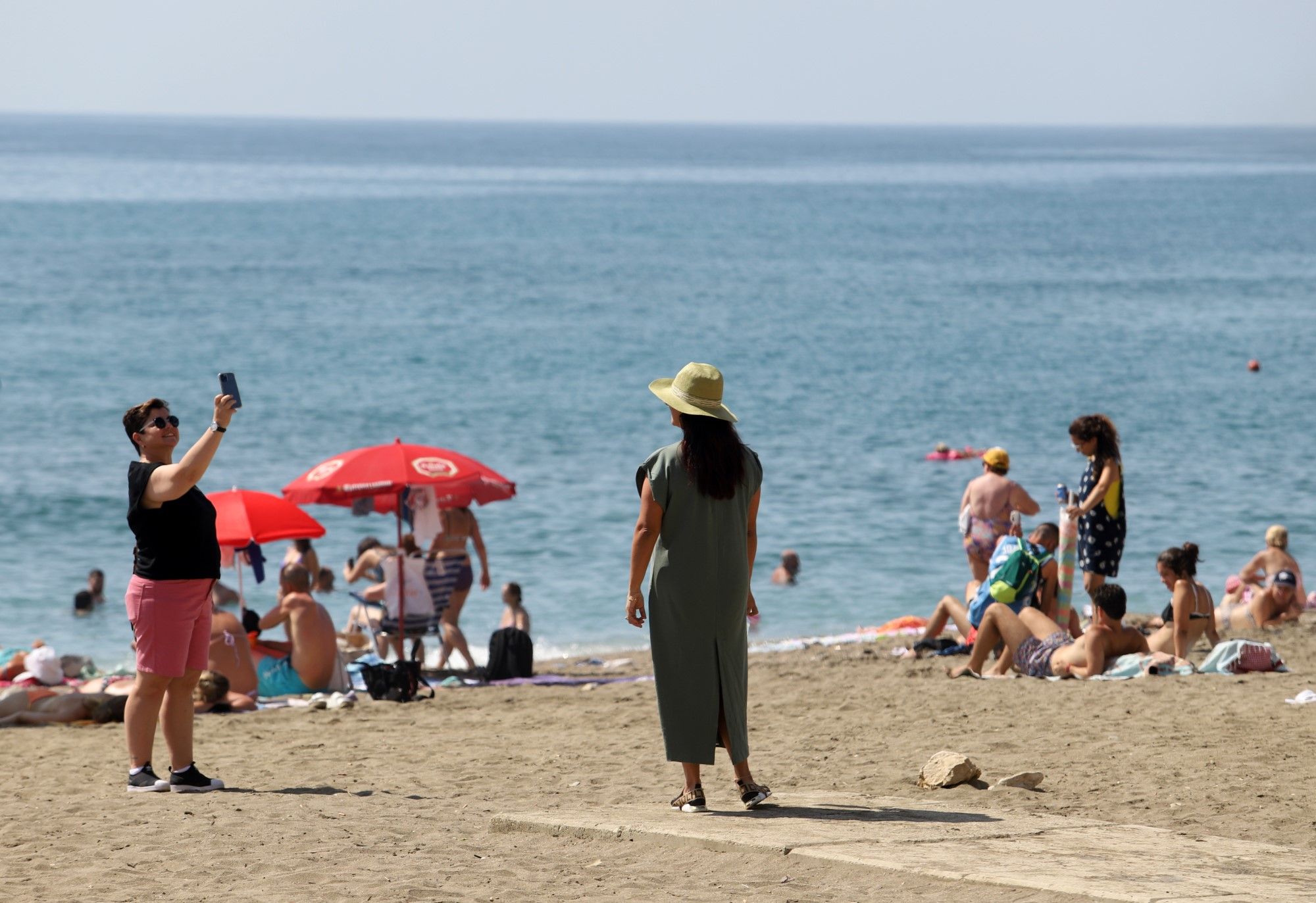 Málaga estrena el mes de agosto en la playa
