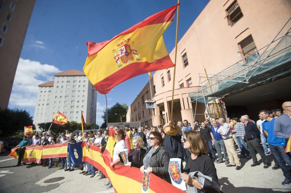 Concentración de policías nacionales en A Coruña