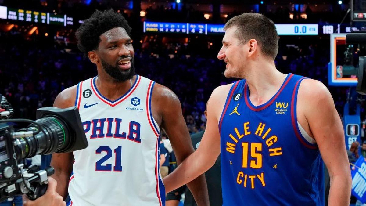 Jokic y Embiid, rivales por el MVP de la temporada 2022/23