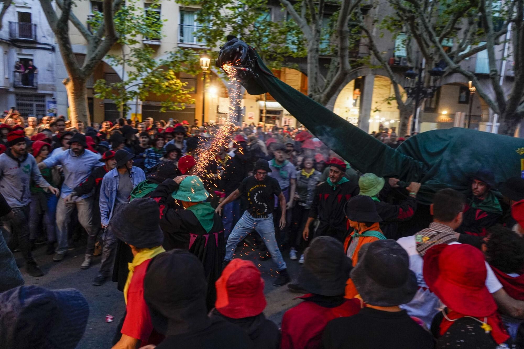 Passacarrers de Patum de dissabte