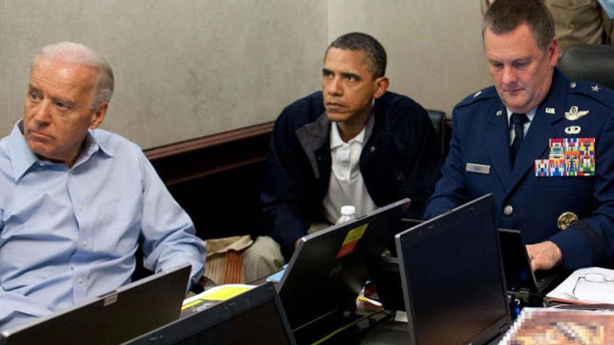 Obama y Biden vieron en directo la operación que acabo con Bin Laden.