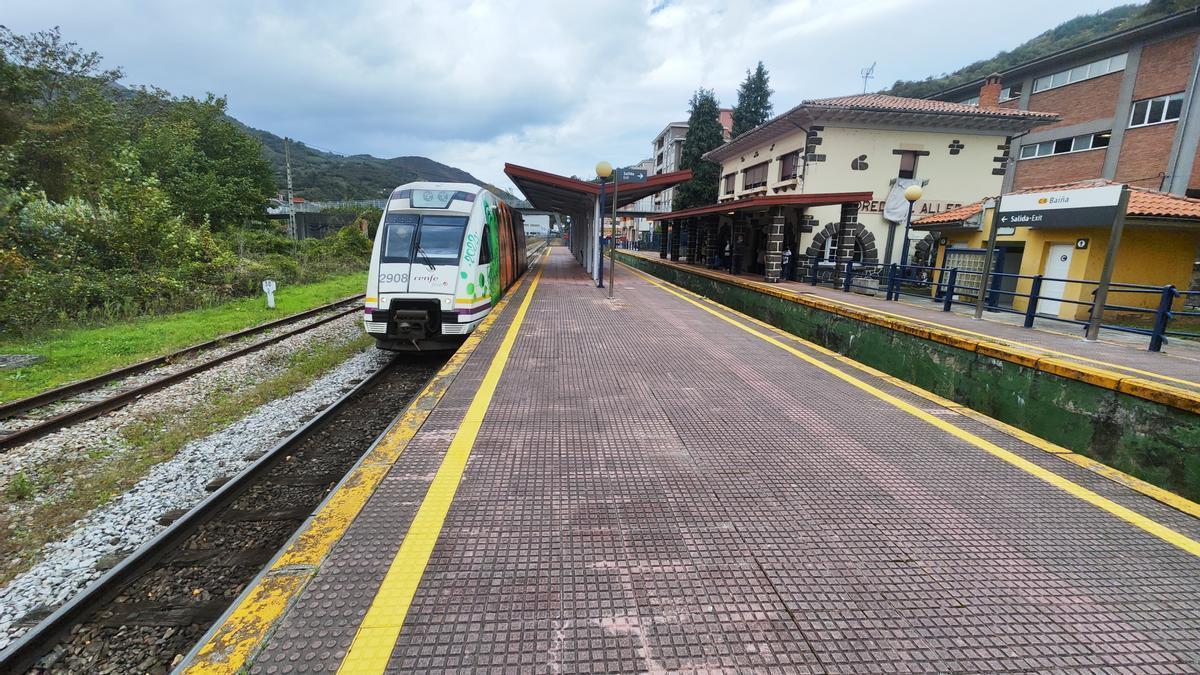 Estación de Feve en Asturias.