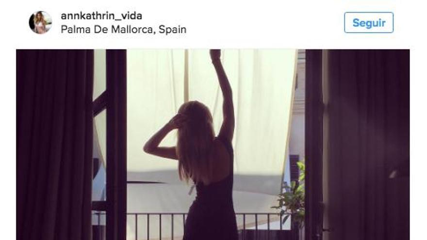 Diesen Fotogruß aus Palma postete Ann-Kathrin Brömmel.