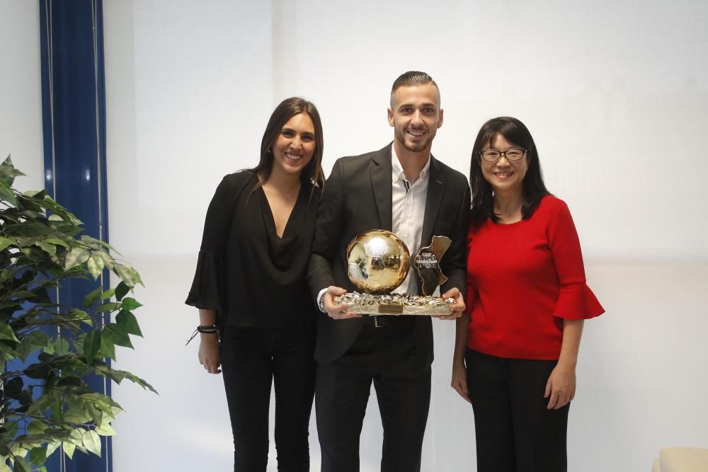 Entrega del Baló d'Or 2015 a Jaume en Almenara