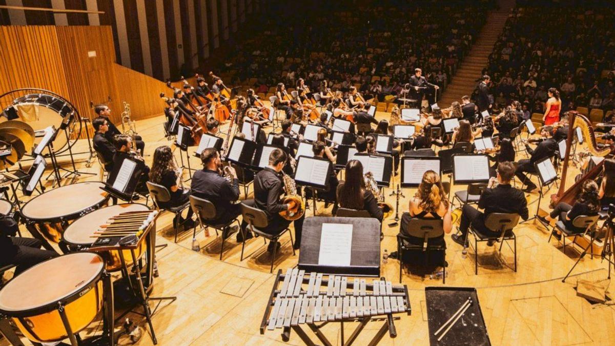 Concerts d’una banda de música al Palau de les Arts.  | LEVANTE-EMV