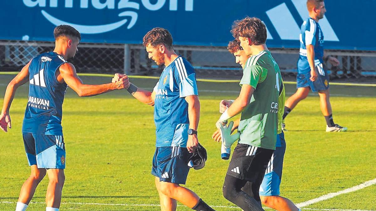 Ibai Gómez, entrenador del Real Zaragoza: "Tenemos la mejor plantilla sin ninguna duda"