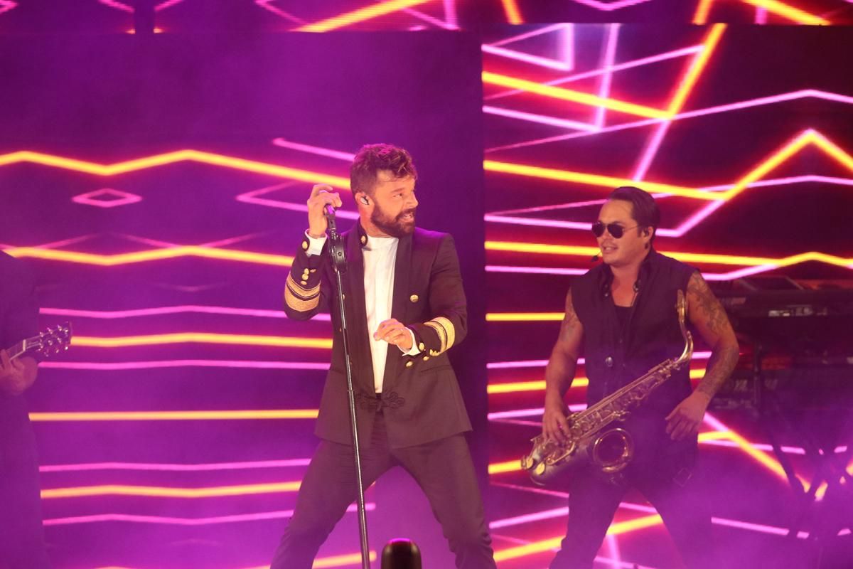 Las mejores imágenes del concierto de Ricky Martin en El Arenal