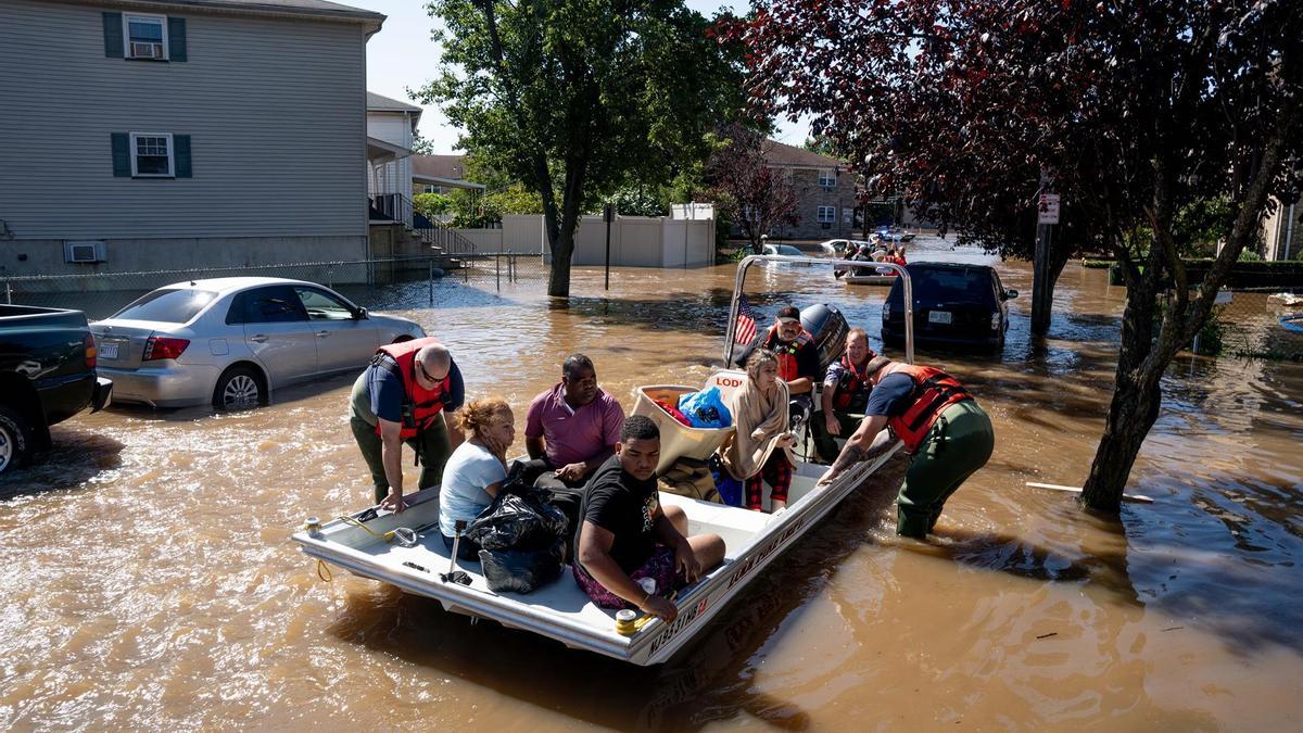 Inundaciones provocadas por 'Ida' en el estado de Nueva Jersey.