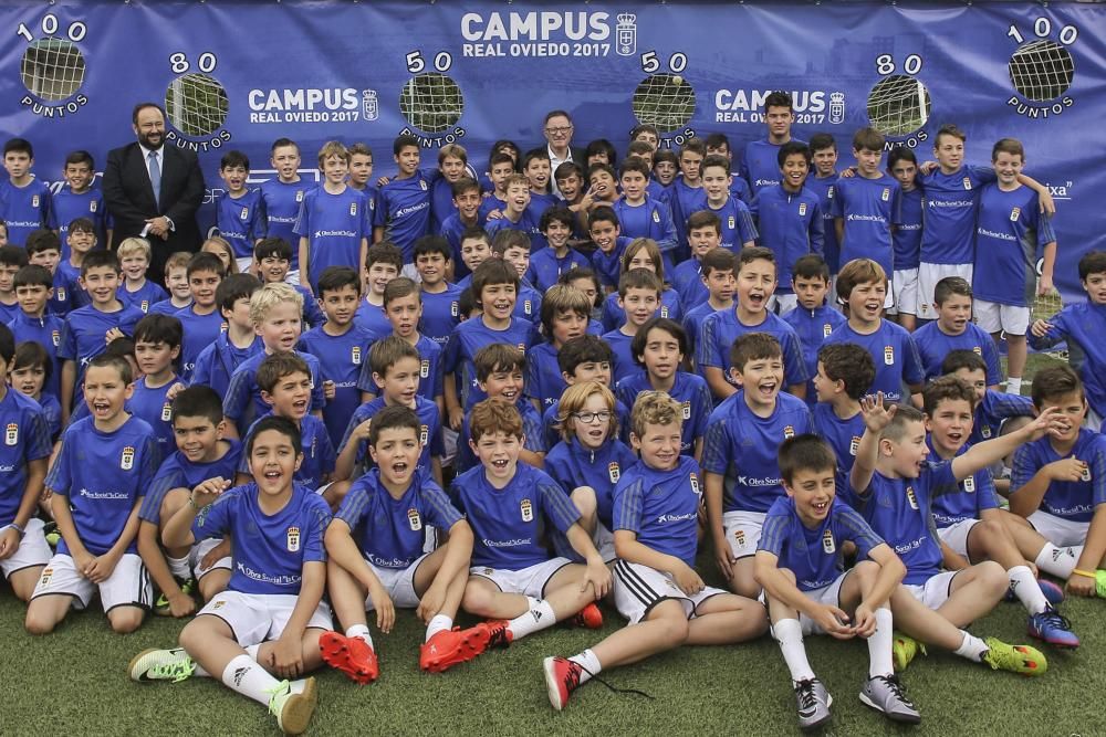 Presentación de Anquela como entrenador del Oviedo