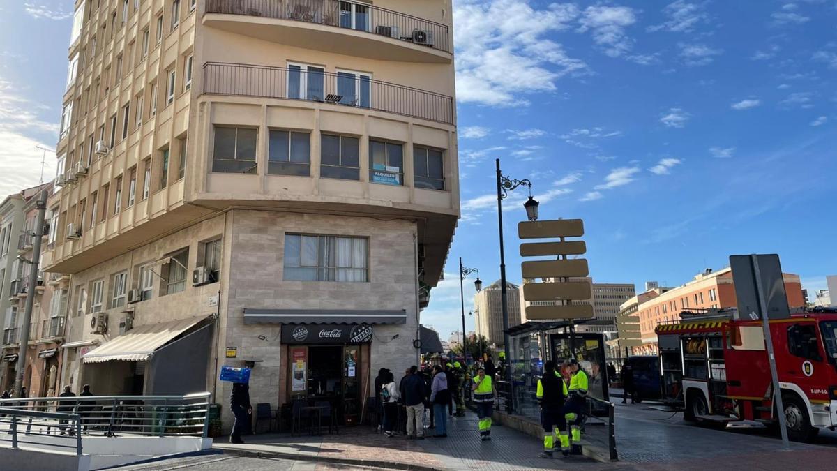 El incendio ha sido en el edificio 15 del Pasillo de Santa Isabel