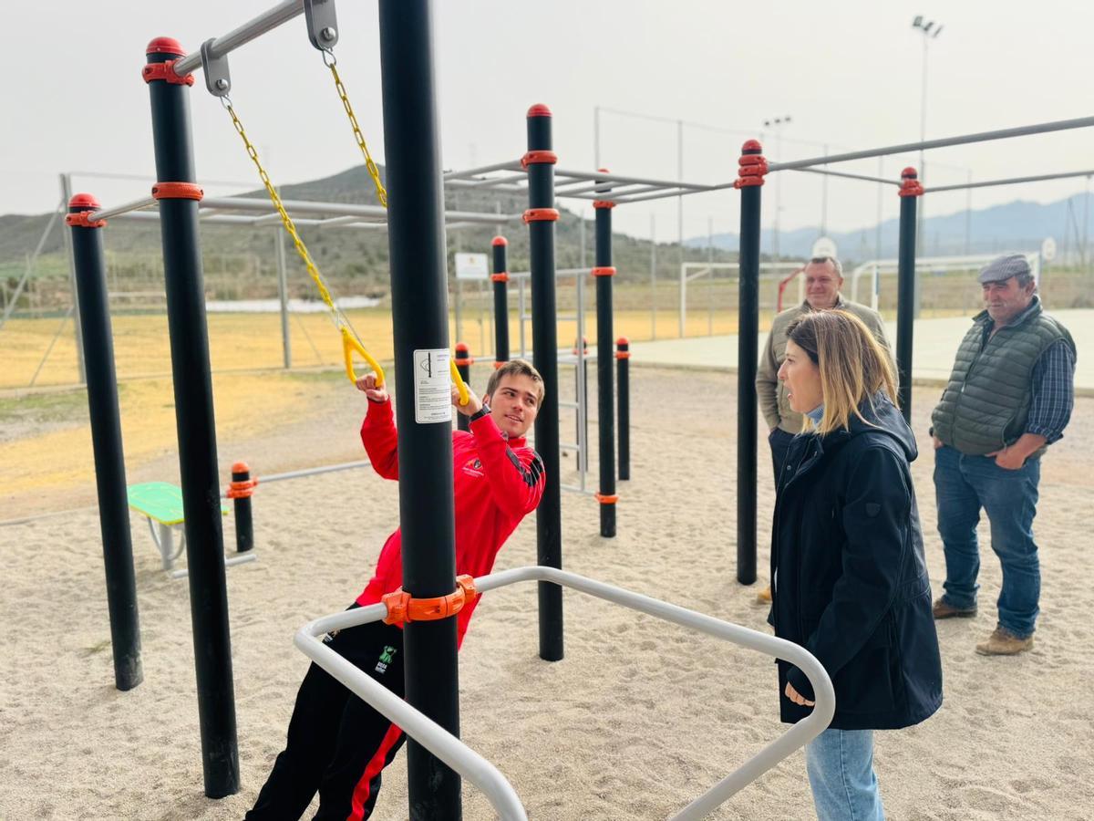 Nueva pista de Calistenia de Aguaderas.