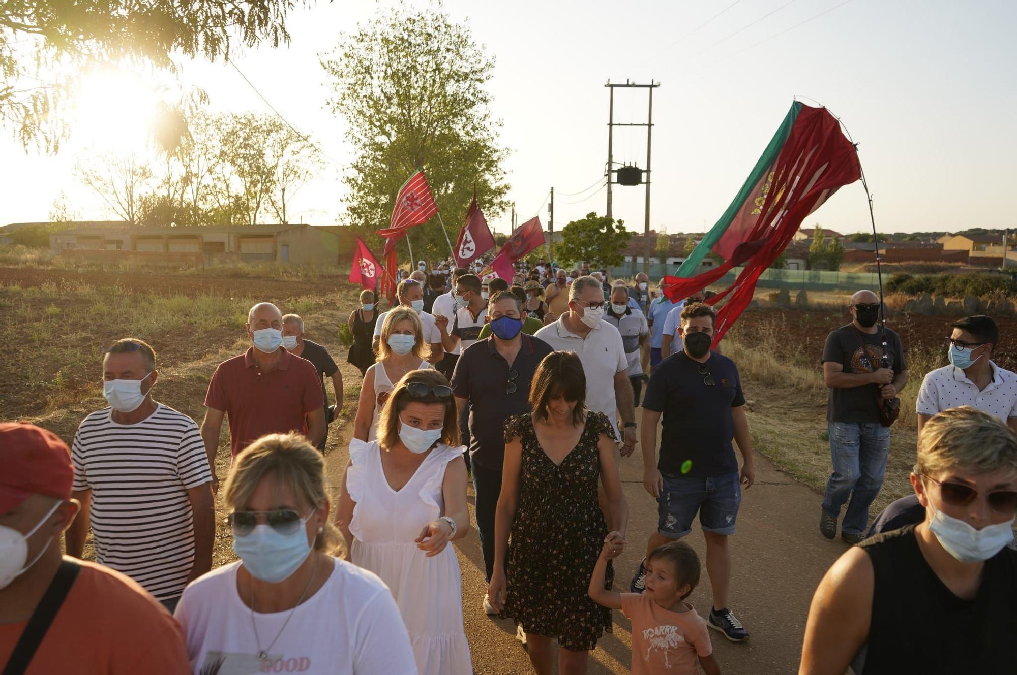 Manifestación contra el vaciado de Ricobayo.