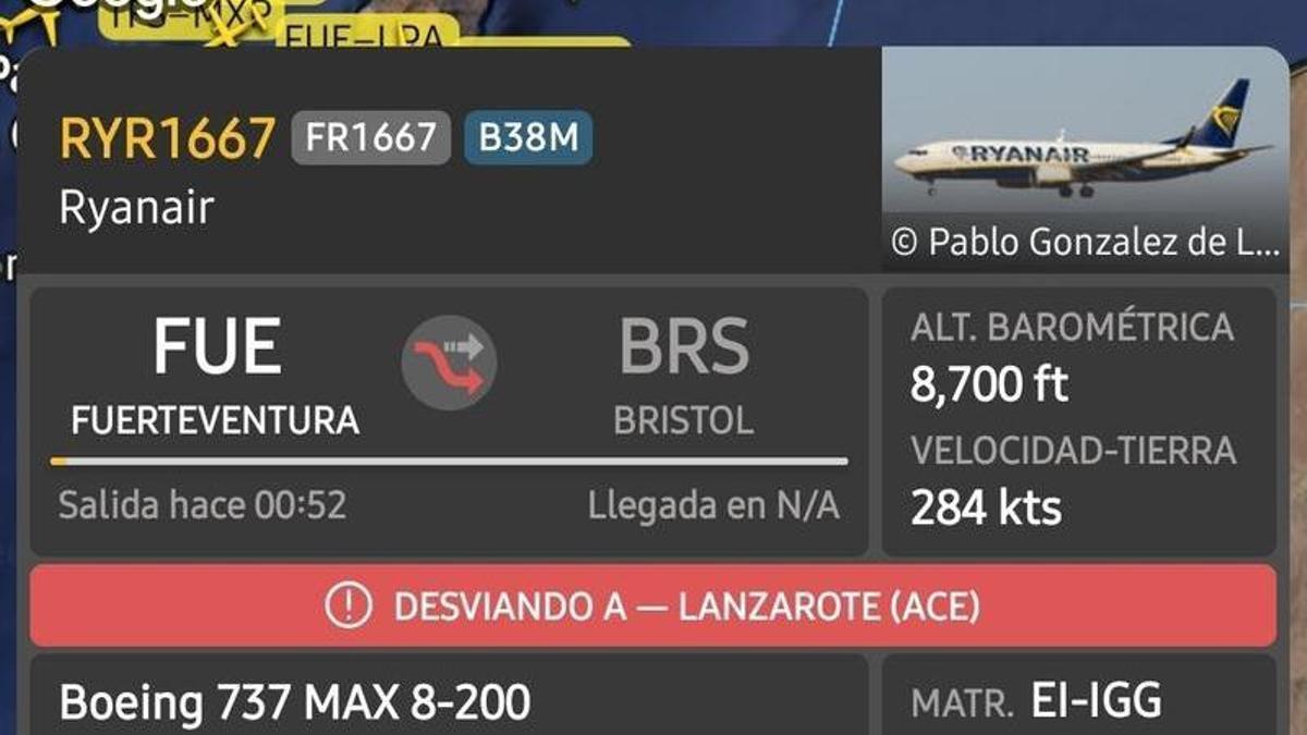 Captura de Flightradar24