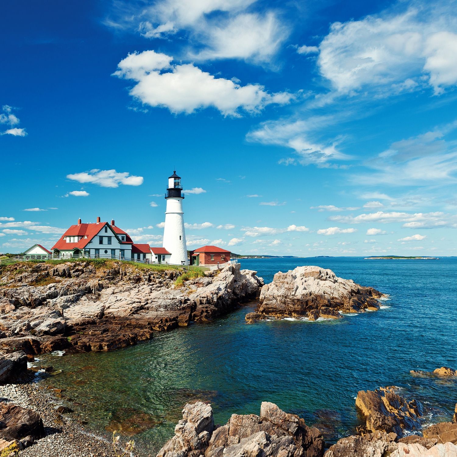 Faros históricos de Maine.