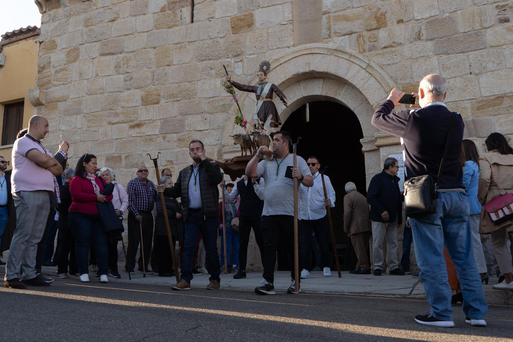 Procesión de San Isidro Labrador en Zamora capital